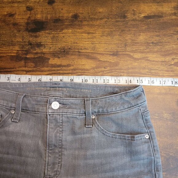 Chico's Jeans Women 8 R So Slimming Girlfriend Slim Ankle Mid Rise Tummy Control - Picture 7 of 12
